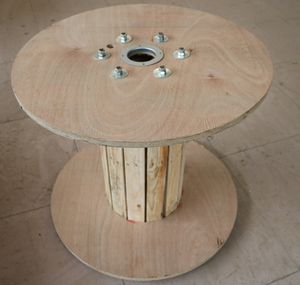 Tamburo/bobina del cavo staccabile portatile in legno con Design flessibile - Product Image 4
