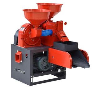 Kết hợp gạo Mill máy + rung màn hình điện hạt gạo Crusher Paddy husker Ngô Máy xay ngô lúa mì phay máy - Product Image 1