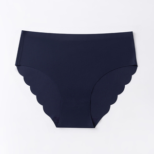 Bragas invisibles de nailon de 6 colores para mujer, <span class=keywords><strong>calzoncillos</strong></span> de cintura media, <span class=keywords><strong>calzoncillos</strong></span> sin costuras, Calcinha Sem sólido de 6 colores - Product Image 2