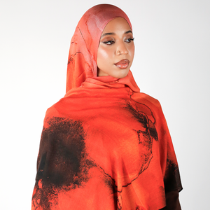 ผ้าคลุมไหล่มุสลิมพิมพ์ลายดอกไม้น้ำหนักเบา2025ผ้าโพกหัวระบายอากาศได้ดีเหมาะสำหรับเดินทางทุกฤดูกาล - Product Image 3