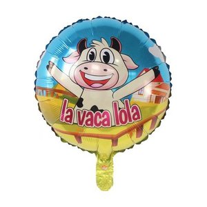 <span class=keywords><strong>Lola</strong></span>-Película de aluminio de dibujos animados para niños, globo decorativo de <span class=keywords><strong>vaca</strong></span> para fiesta de cumpleaños, venta al por mayor, nuevo - Product Image 6