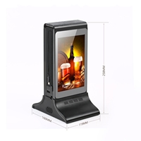 Kiosque de commande automatique avec deux écrans LCD de 7 pouces, WiFi 6, logiciel en nuage, lecteur NFC, affichage d'annonces et conception de table