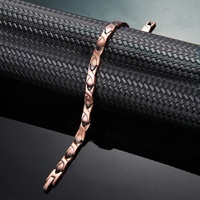 Nouveau design 2025 – Bijou fantaisie tendance pour femme, chaîne géométrique vintage en cuivre avec aimant certifié, fermoir ajustable, idéal pour les fêtes