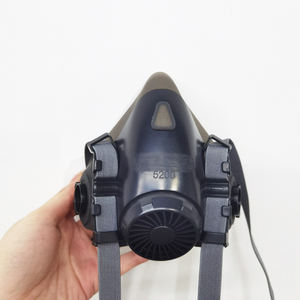 실리콘 하프 페이스 재사용 가능한 호흡기 하프 가스 마스크 방진 마스크 필터 페이스 프로텍터 - Product Image 2