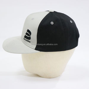 Casquette de baseball ajustable ZZB personnalisée style hip-hop brodée, casquette trucker sportive à 5 panneaux bicolore avec fermeture snapback - Product Image 3