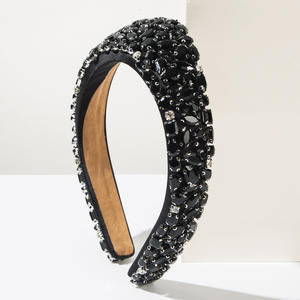 ที่คาดผมสไตล์เรโทรอุตสาหกรรมหนักแน่นแบบบาโรก ประดับมงกุฎเพชรแก้วทรงสูงหรูหรา  ที่คาดผมเสริมบุคลิกภาพสุดหรูหรา - Product Image 3