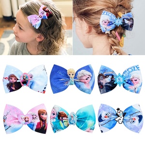 Okay Custom 4,7 pulgadas Lazos de cinta Diademas Personaje de princesa Lazos para el cabello Pinzas para el cabello - Product Image 2