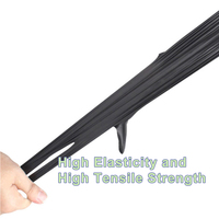 Gants en nitrile noirs jetables 3 mil avec bouts des doigts texturés pour la cuisine, la préparation alimentaire, l'entretien ménager, imperméables et résistants à l'huile