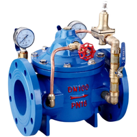 Vanne de réduction de pression d'eau manuelle à commande pilote LANHUI 200X DN100 PN16 OEM pour usine d'alimentation en eau