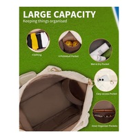 Sac de raquette de pickleball en nylon durable de haute qualité, séparation sec/humide, grande capacité, bandoulière, multifonctionnel, pour l'entraînement et le rangement