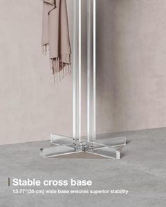 ราวแขวนเสื้อทำจากอะคริลิคสีใสทันสมัยสินค้ามาใหม่ทนทานออกแบบได้ตามต้องการ - Product Image 5