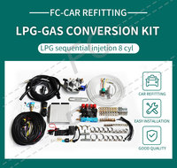 Dual Fuel lpg Kit for V8 8 Cyl Engines Sequential Injection lpg Conversion System