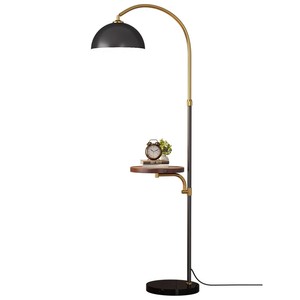 Đèn sàn LED phòng khách phòng ngủ hiện đại phong cách Bắc Âu sang trọng mạ vàng gỗ óc chó đá cẩm thạch bán chạy năm <span class=keywords><strong>2025</strong></span> - Product Image 6