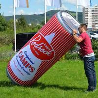 Bouteille géante gonflable personnalisée pour la promotion de la marque, bouteille de boisson gonflable pour la publicité, canette gonflable pour la promotion