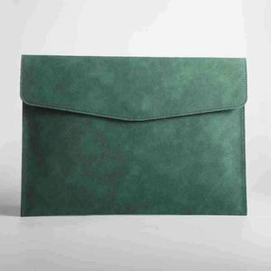 <b>A4</b> PU <b>Files</b> Folder Magnetic Buckle Large Capacity High-end Waterproof Enterprise Customized LOGO for Meeting Business Gifts - Product Image 5