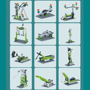 Engineering Kits Stam Speelgoed Science Fun Diy Koppelingen Structuren Bouwspeelgoed Kids Boy Girl Educatieve Geschenken Bouwsteen - Product Image 5