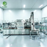 Machine de remplissage d'eau entièrement automatique pour barils, avec remplissage à micro-pression, pour la production de barils d'eau en PC réutilisables