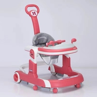 Poussette d'activités multifonctionnelle Table d'apprentissage pour les études éducatives précoces Trotteur avec musique pour tout-petits Jouet