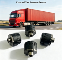 Capteur de pression des pneus externe robuste TPMS, étanche IP67, surveillance par application 2,4 GHz pour camions, remorques et véhicules utilitaires