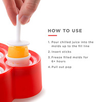 Moule à glaces réutilisable en silicone à démoulage facile avec bâtonnets anti-goutte, moule à bâtonnets glacés pour desserts DIY en famille, ensemble d'outils de cuisine