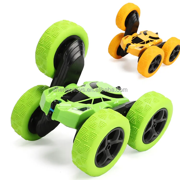 Amazon hotselling RC araba 2.4G dublör sürüklenme deformasyon Buggy kaya paletli rulo araba 360 derece çevirme çocuklar Robot RC oyuncak arabalar