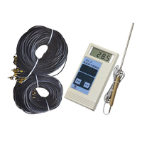Thermomètre numérique automatique de laboratoire, haute précision, portable, en acier inoxydable, monocanal, pour béton