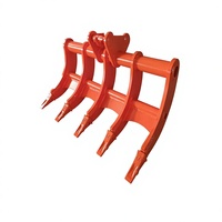 Râteau de nettoyage de sol pour excavatrice SLN, 13 tonnes, haute efficacité, qualité stable, certifié CE, personnalisation en usine disponible