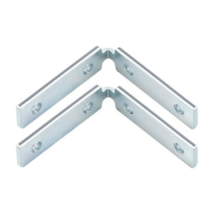 Connecteur d'angle Jiufa 90 degrés en fer, acier laminé à froid épaissi, pièces de fixation pour meubles et armoires - Product Image 4