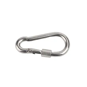 New Arrivals Style Climbing Stainless Steel 304 316 Material Carabiner Snap Hook With Screw