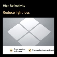Nouveau film de diffusion optique en PET acrylique double face pour module de rétroéclairage d'écran LCD LED, lavable, haute uniformité, haute réflectivité