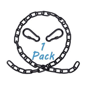 Topind 5mm Đường kính võng Ghế xích đu nhiệm vụ nặng nề treo chuỗi ghế với Carabiner - Product Image 3