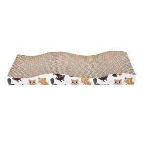 Alas Cakar Kucing, Karton dengan Catnip Berputar Ulang Bantalan Gores Pengganti Dapat Dibalik, Bantalan Sofa Santai - Product Image 5