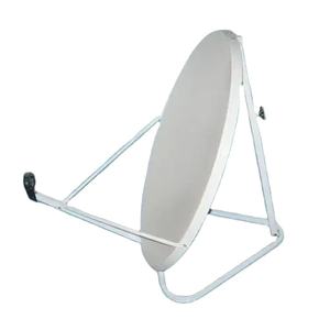Antenne satellite universelle Ku-Band 60x65cm 10dBi de haute qualité, montage mural 1,5M pour TV extérieure, antenne parabolique 80 cm 0,5mm/0,6mm - Product Image 1