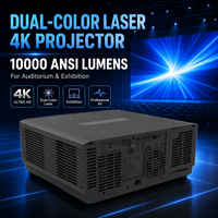 Projecteur laser bicolore 4K 10000 lumens ANSI pour auditorium et exposition