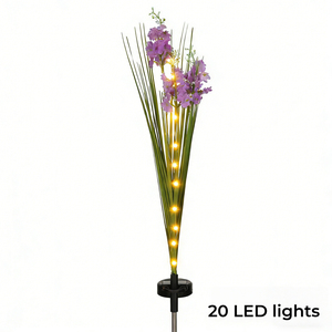 Lampe solaire LED extérieure Yuandian personnalisée de haute qualité <span class=keywords><strong>pour</strong></span> jardin, en forme de fleur artificielle, IP44, angle de faisceau 360°, sans fil - Product Image 4