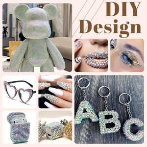 BOBOHOO SS3-SS30 도매 100 총 핫픽스 모조 다이아몬드 플랫 백 핫픽스 유리 크리스탈 <span class=keywords><strong>Ab</strong></span> 모조 다이아몬드 크리스탈 디자인에 철 - Product Image 6