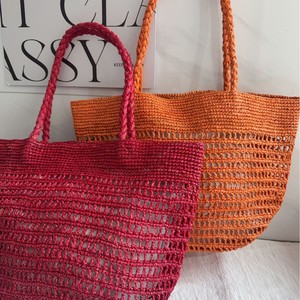 Borsa a Spalla da Donna 2026 Nuovo Stile in Rafia Lavorata a Mano all'Uncinetto, Intrecciata a Rete con Chiusura Aperta e Due Cinghie, Ideale per Vacanze al Mare - Product Image 1