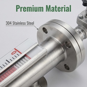 Indicatore di Livello Magnetico in Acciaio Inox con Flangia, Strumento di Misurazione del Livello - Product Image 6