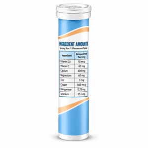 Tabletas Efervescentes de Calcio de Marca Privada OEM con Vitamina D3, Magnesio y Zinc, Apoyo Inmunológico y <span class=keywords><strong>para</strong></span> los Huesos - Product Image 3