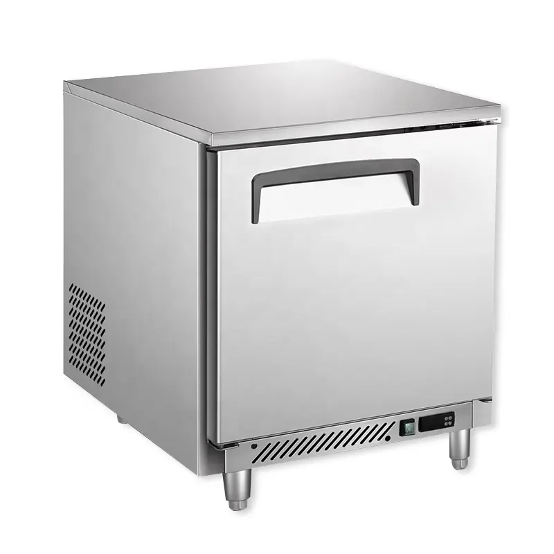 Commercial Hotel Restaurant Kitchen Undercounter Refrigerator Freezer Fridge 3 Doors Workbench Refrigerator