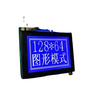 Độ tương phản cao STN màu xanh <span class=keywords><strong>LCD</strong></span> 20 pinout ST7920 st7921 đơn sắc <span class=keywords><strong>128x64</strong></span> đồ họa hiển thị <span class=keywords><strong>Module</strong></span> 12864 dots 78x72x12.2mm 12 giờ - Product Image 5