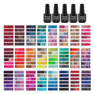 Oem ODM nhãn hiệu riêng ngâm tắt gel móng tay số lượng lớn UV Gel đánh bóng móng tay cho salon màu Nail Gel Polish - Product Image 1