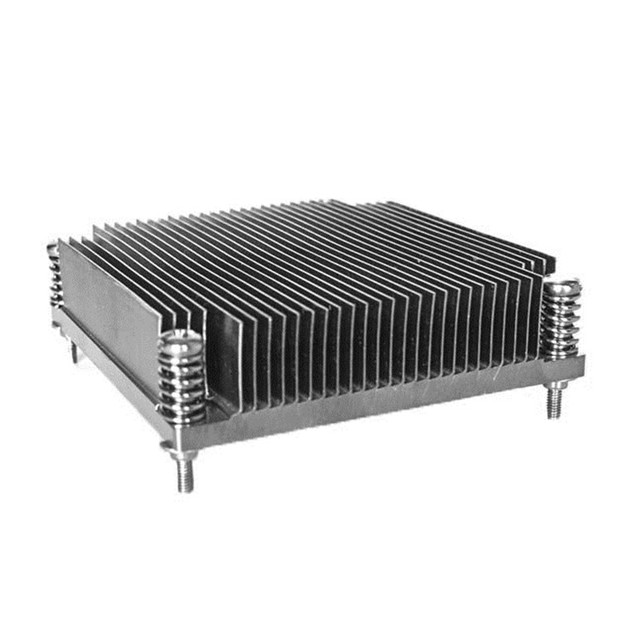 One-Piece Seamless Dense Thin Fins Skived Fin Aluminum Extruded Heat Sink for Power Electronics Field Heat Sink Manufacture