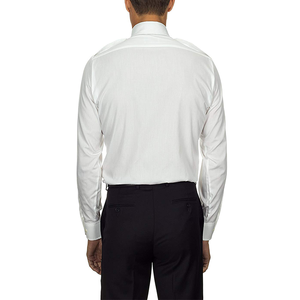 Camisas de Piloto Masculinas com Logo Personalizado, Excelente Acabamento, Manga Longa, Azul e Branco, 100% Algodão, Uniforme de Piloto - Product Image 5