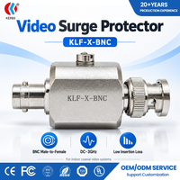 Parafoudre coaxial BNC SPD 90V DC 5kA 10kA à faible perte 0-3GHz pour système de surveillance par caméra CCTV