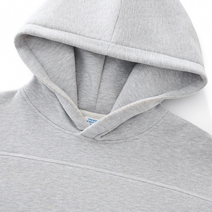 Sudadera con capucha y cremallera degradada de algodón 100% de 450GSM, extragrande, premium, con bordado 3D, personalizada al por mayor - Product Image 4