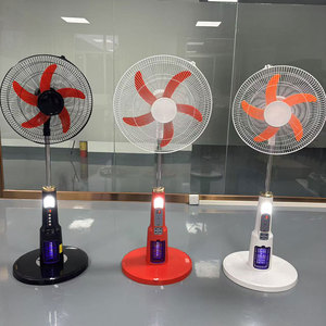 พัดลม LED พลังงานแสงอาทิตย์แบบมีแปรงถ่าน 12V ขนาด 18/16 นิ้ว สำหรับใช้งานกลางแจ้ง 15W/12W ประสิทธิภาพสูง แบตเตอรี่ 18000mAh ชาร์จไฟด้วยพลังงานแสงอาทิตย์แบบ DC/AC ใช้งานได้ 6-16 ชั่วโมง รุ่น HSS1810 - Product Image 6