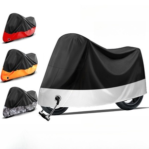 Funda para Motocicleta 190T, Impermeable, a Prueba de Polvo y Sol, para Motocicletas Eléctricas, Color Negro y Plateado - Product Image 2