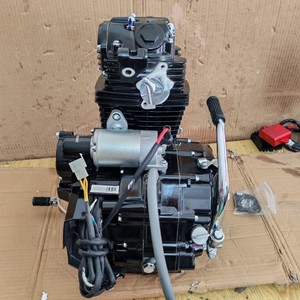 Brandneuer Zweirad-Motorradmotor 150ccm 1-Zylinder Luftgekühlt mit Fünf-Gang-Getriebe Kostenloser Versand China - Product Image 4