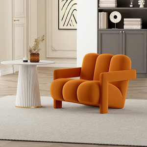 Thả vận chuyển giải trí ghế sofa đơn với tựa lưng ghế mềm đệm giải trí lười biếng ghế giản dị cho nhà - Product Image 3